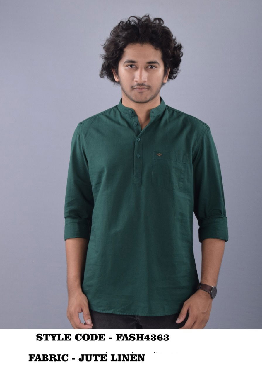 French American 01 Casual Wear Wholesale Short Kurta Mens Collection